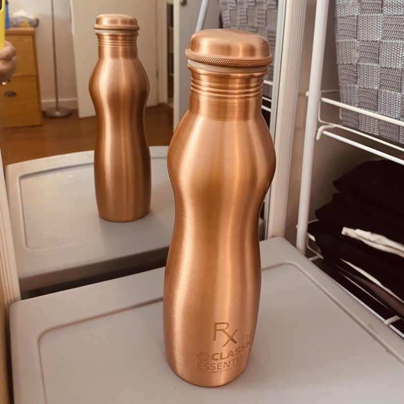 Copper water bottle 1 L - photo 2