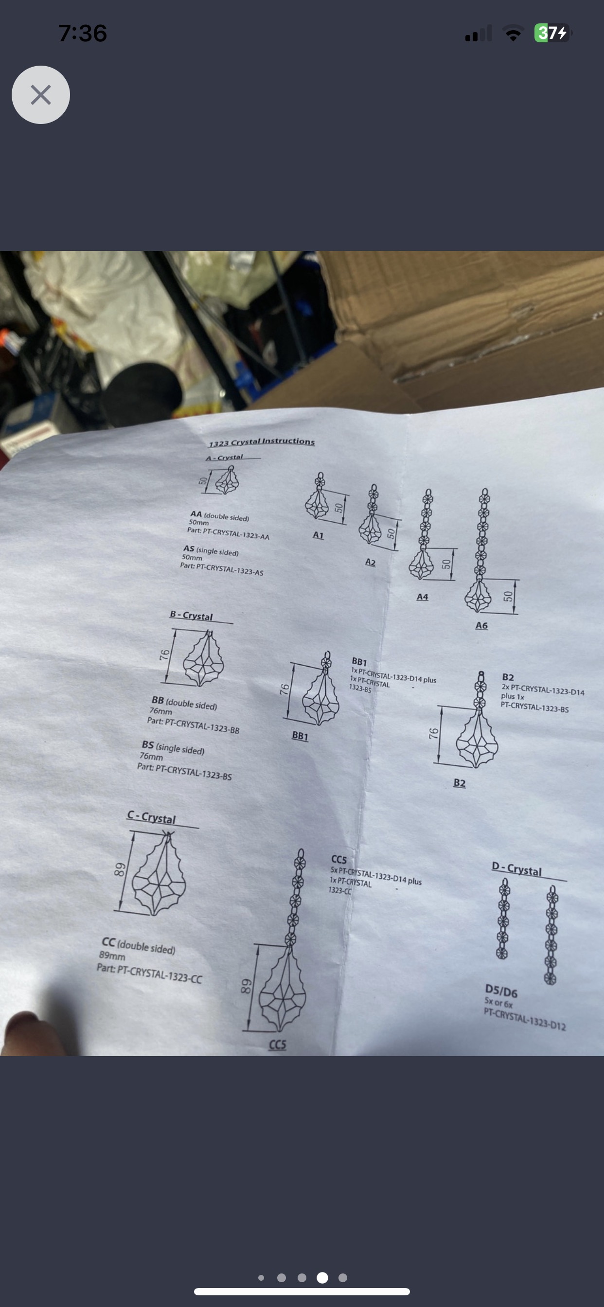 Pendant light image indicator(4)