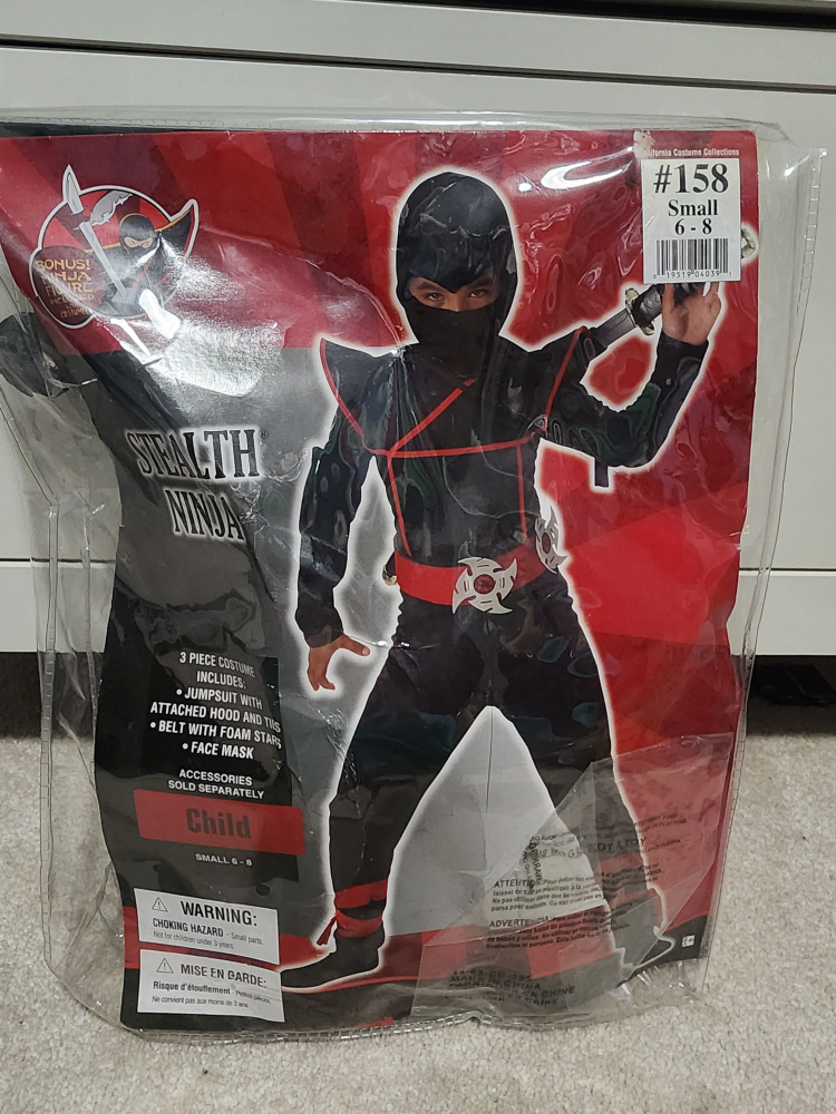 ninja costume thumbnail