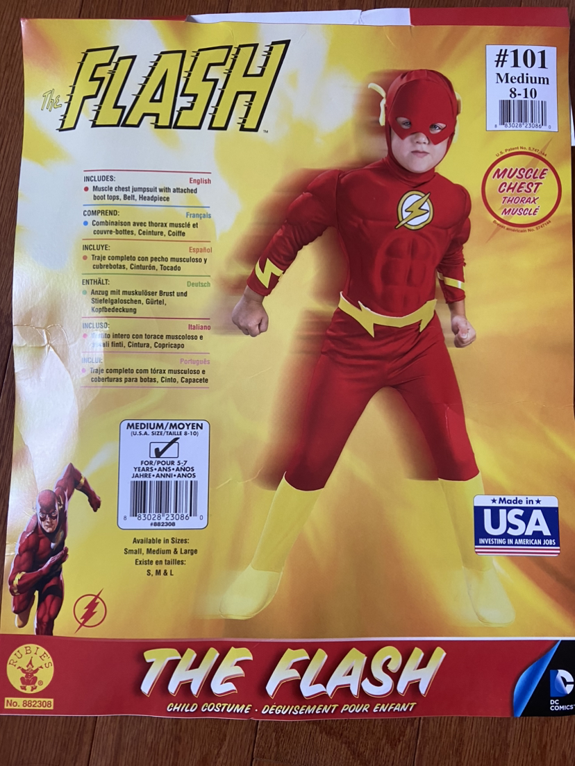 Child Costume “The Flash” Size M