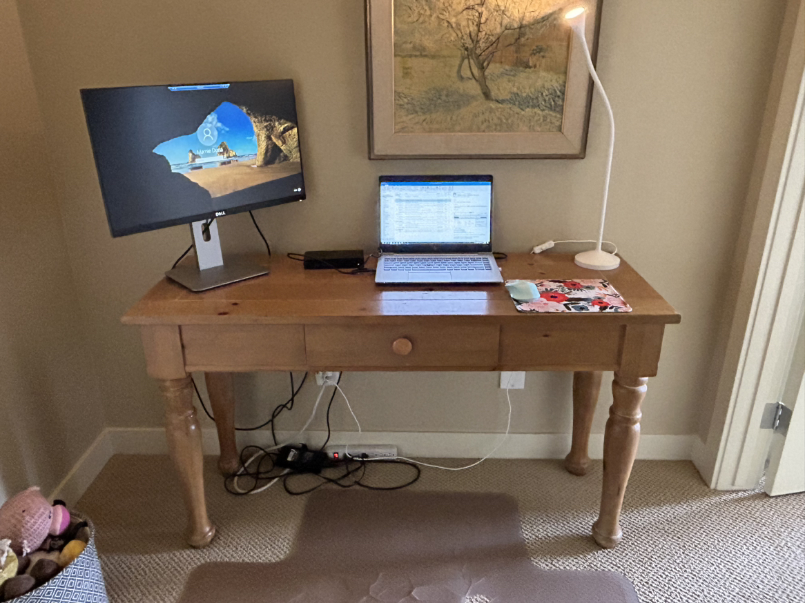 Solid wood sofa table