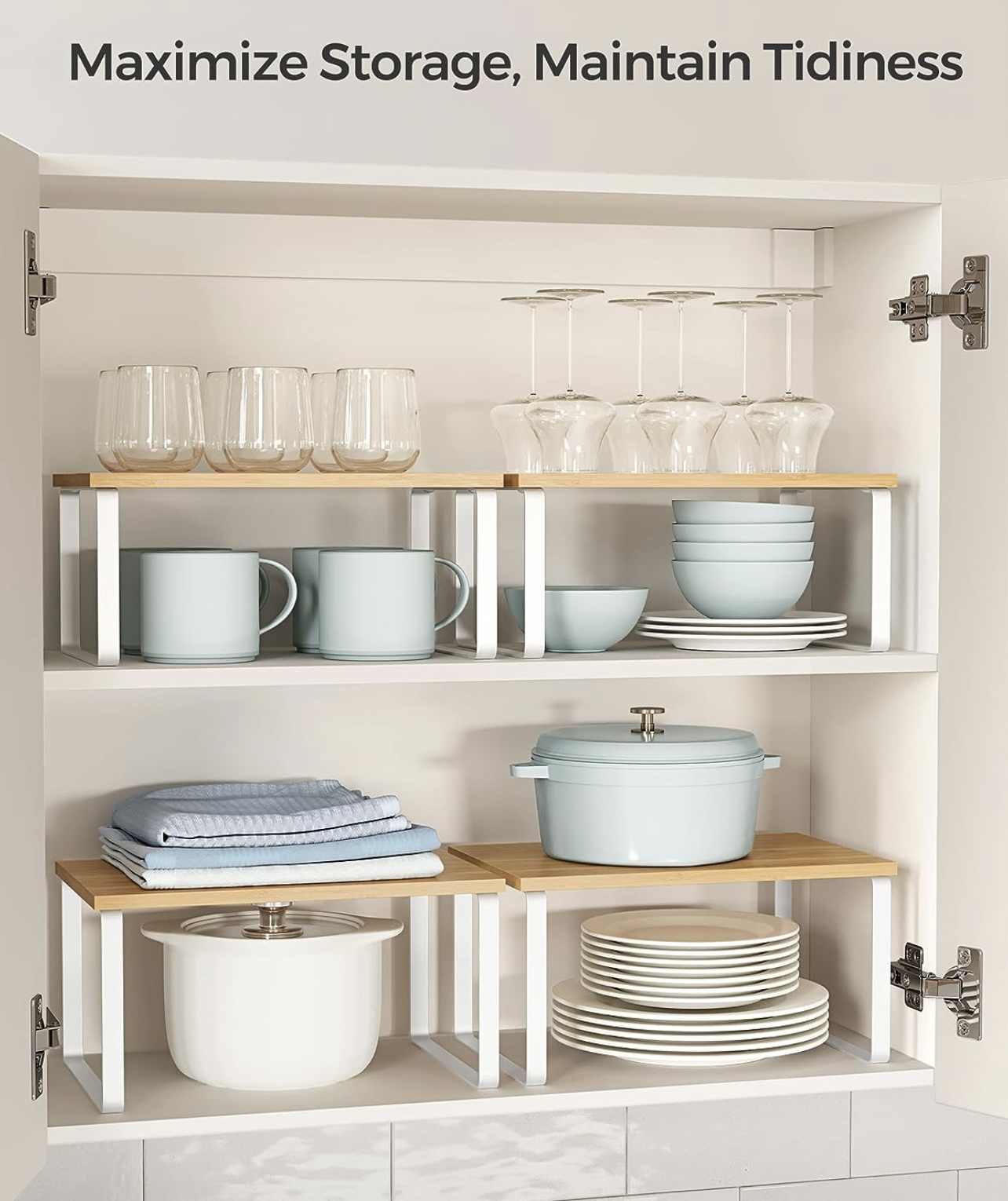 SONGMICS Cabinet Organizer Shelf - photo 4