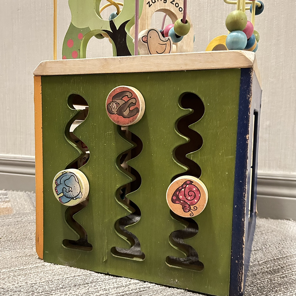 Wooden Activity Zany Zoo Alpha Cube - photo 3