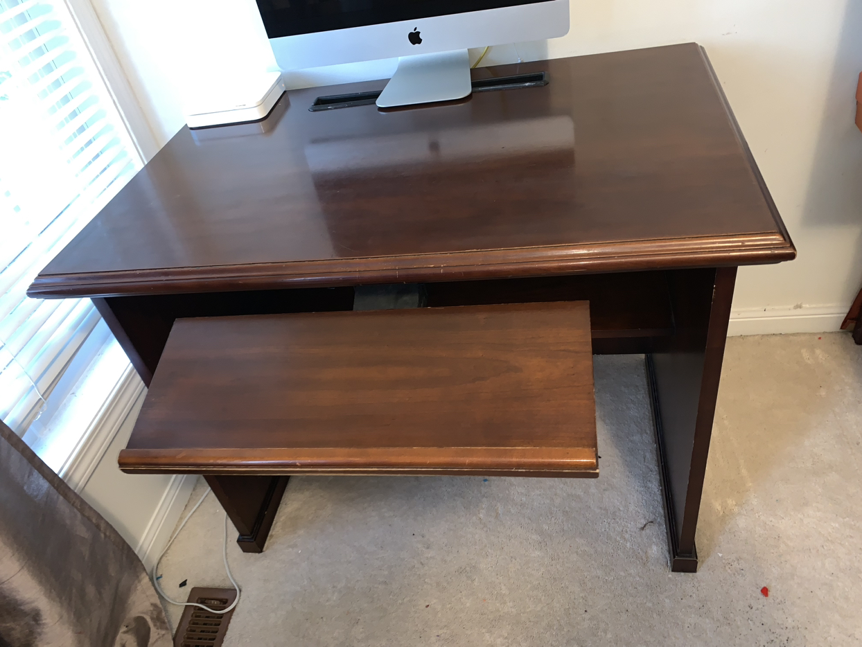 MOVING SALE!! Solid Wood study / work / computer desk - photo 5