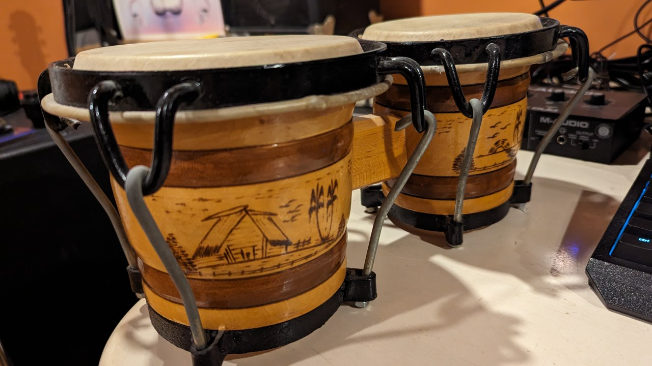 Vintage Caribbean Bongos