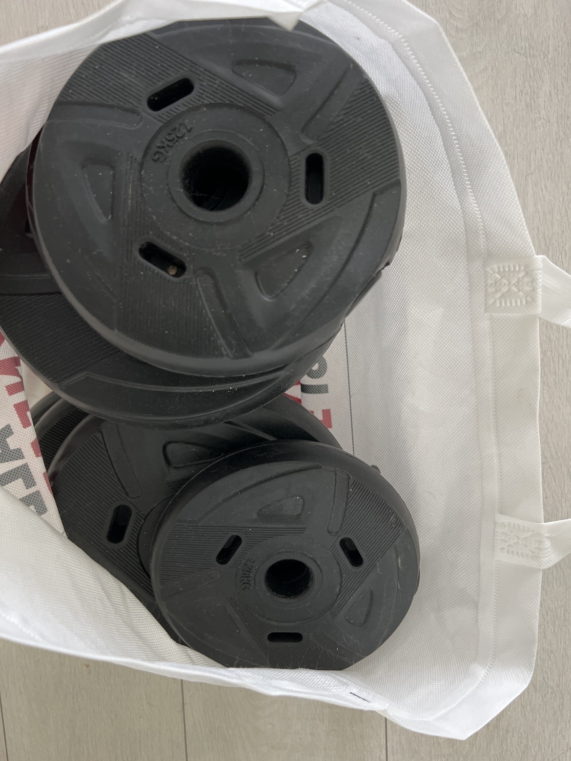 Dumbbells and barbells for home gym