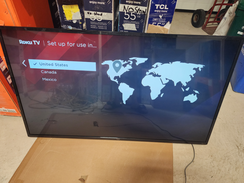 ON SALE! SANYO 55" 4K ROKU SMART LED TV $309.99 NO TAX image indicator(3)