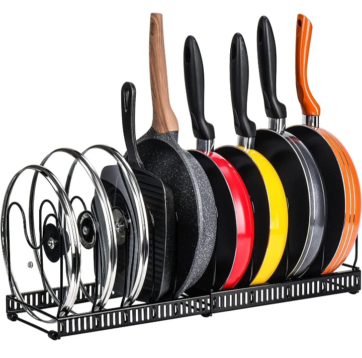 Pan organizer rack