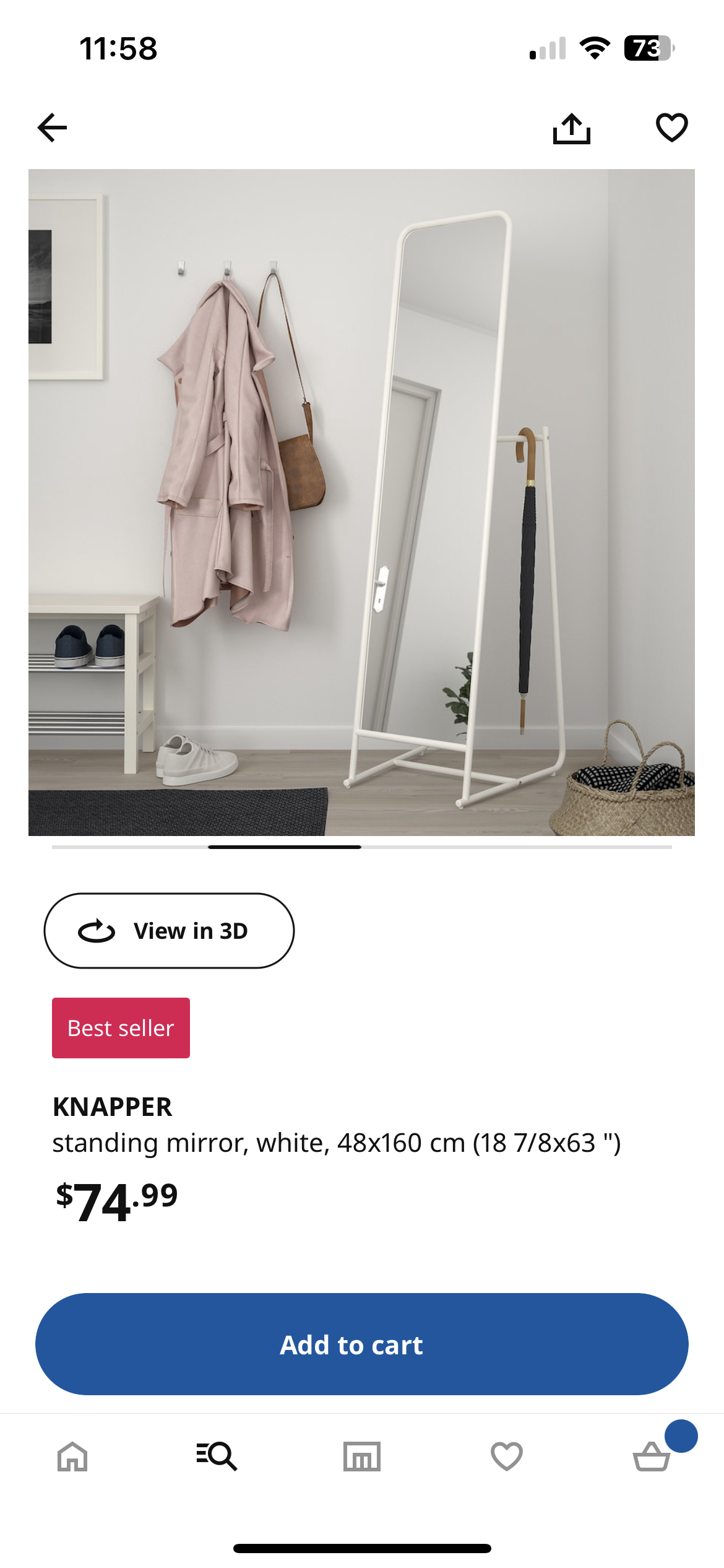 Ikea full length mirror - photo 2