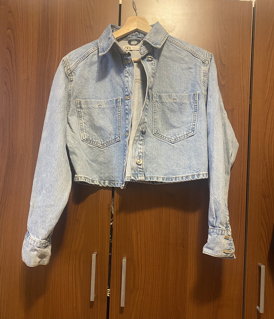 ZARA, rinse wash Denim Jacket
