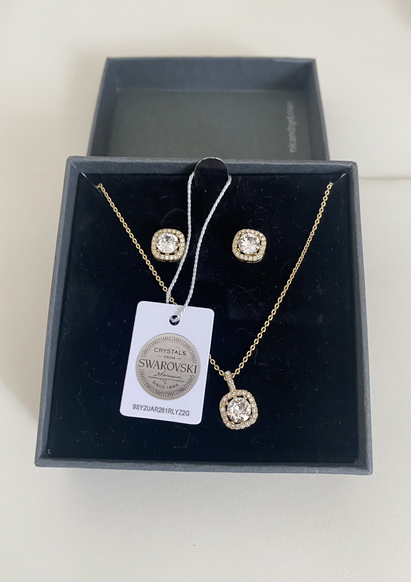 Swarovski Nic and Syd Necklace and Earrings
