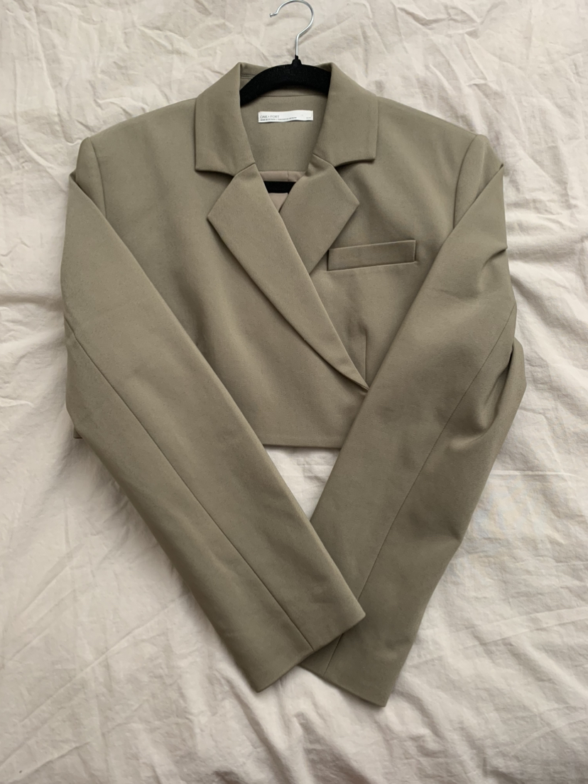 Oak + Fort Crop Blazer - photo 2
