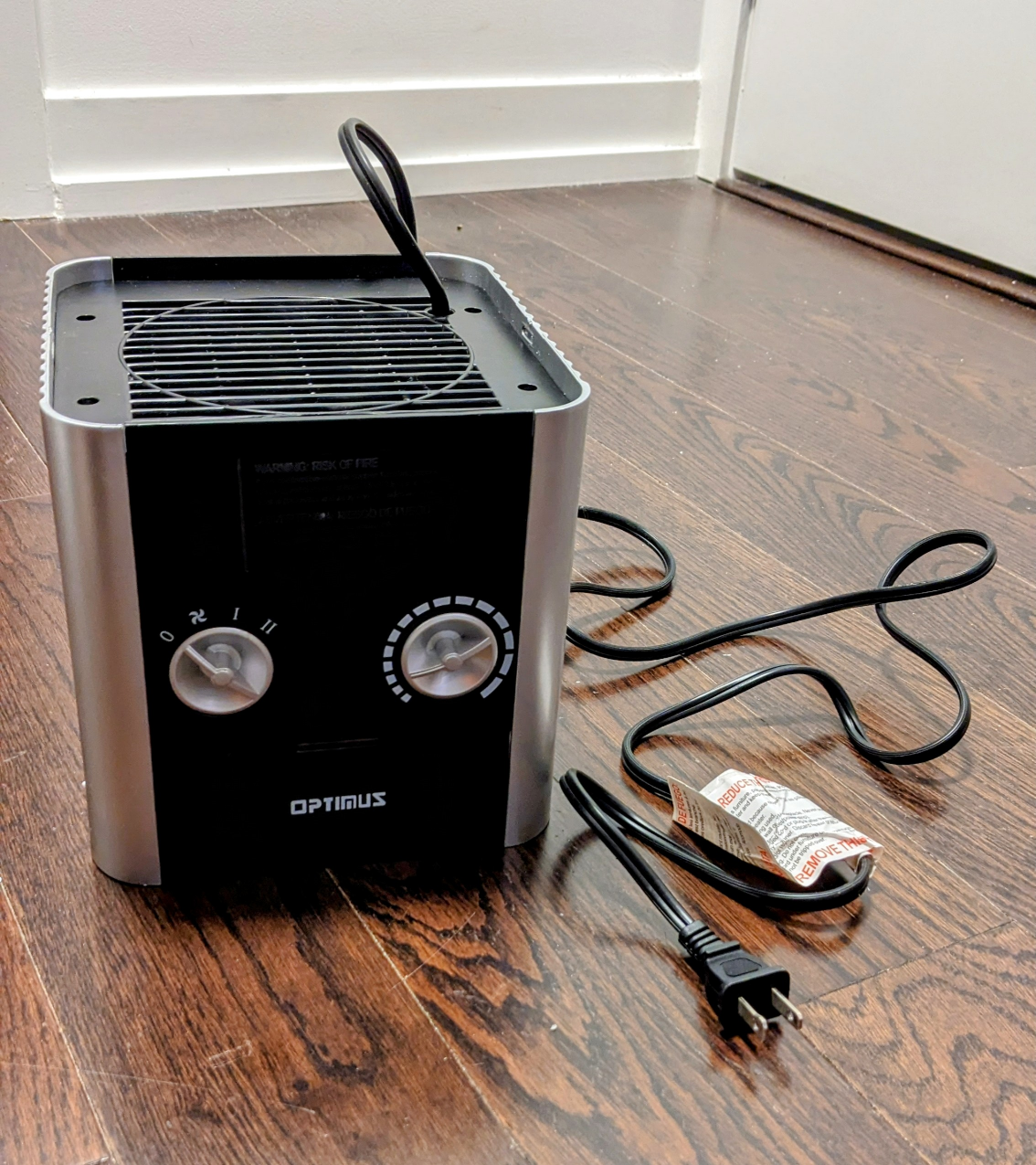 Optimus Portable Ceramic Heater (750/1500 watts) thumbnail