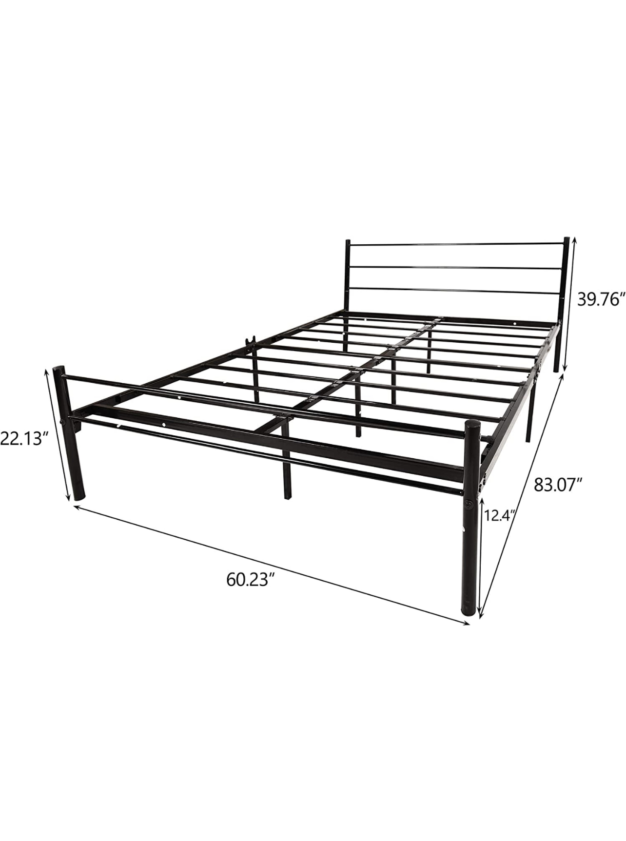 Queen size metal bed frame