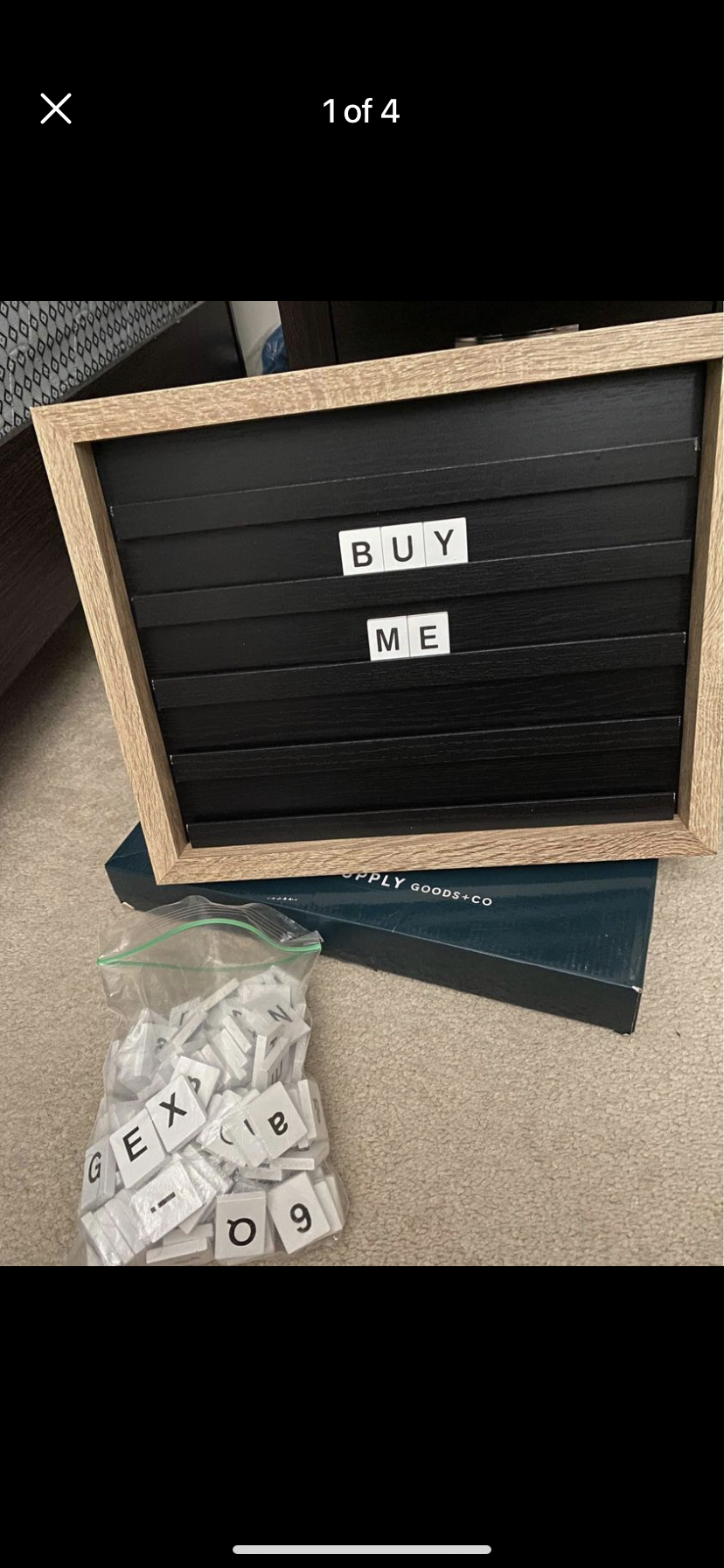 Letter board / wall frame