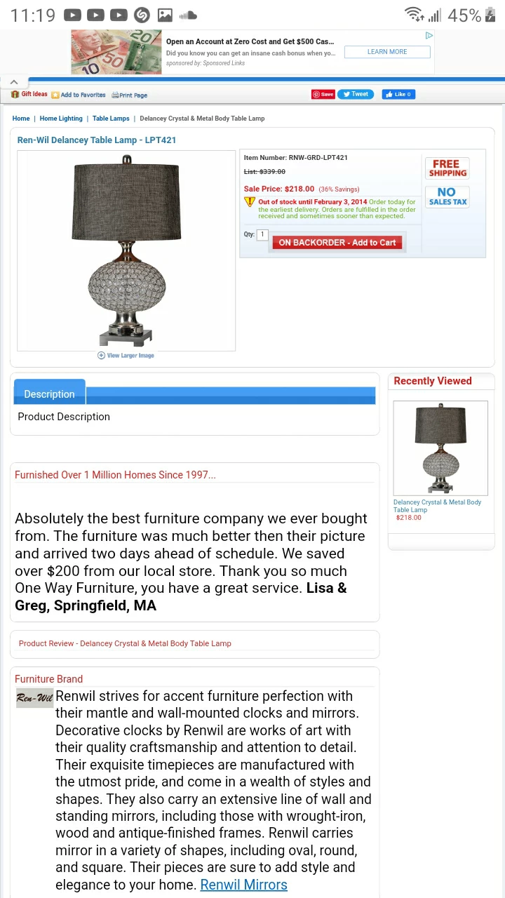 Large Crystal Lamp image indicator(3)