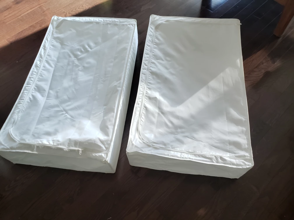 Two IKEA Extra large storage case
