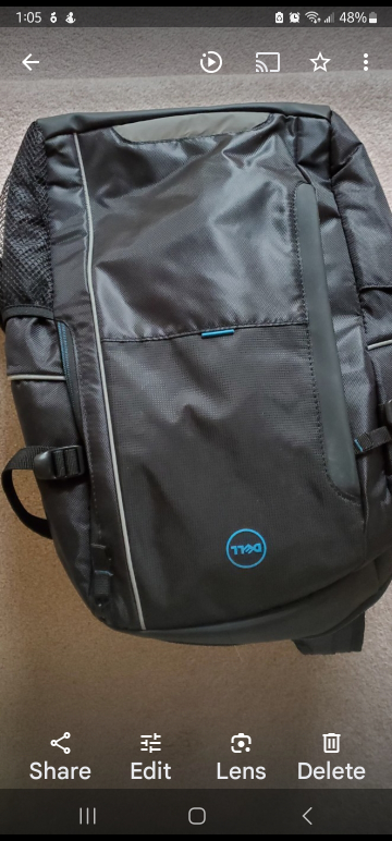 Dell laptop backpack