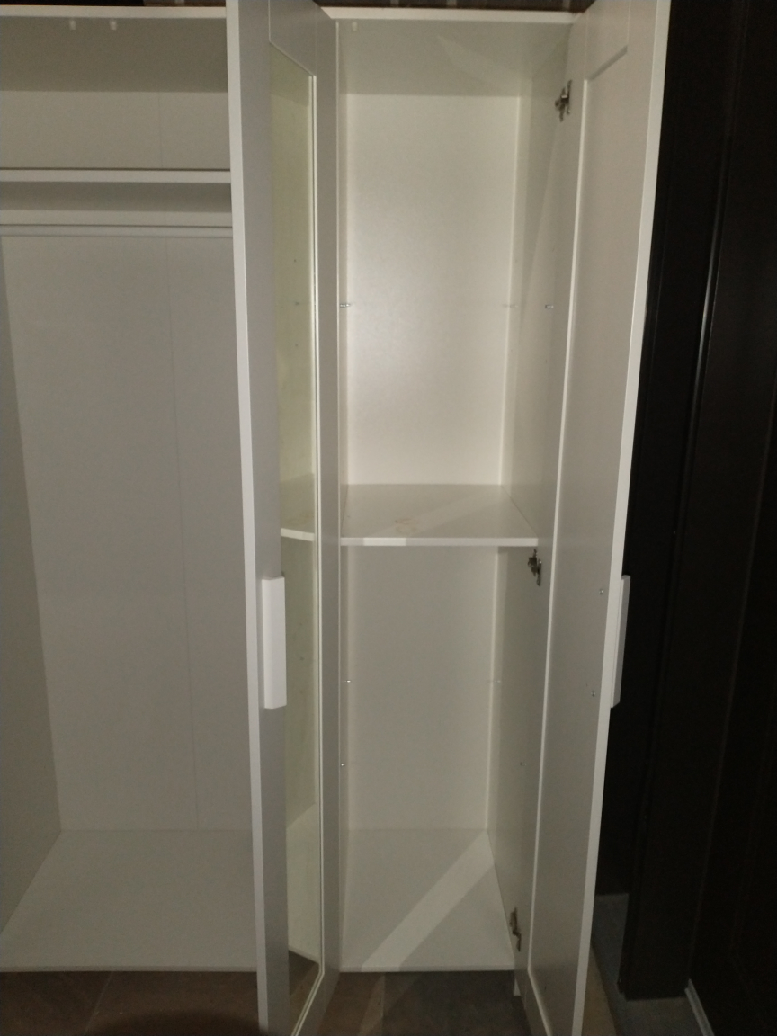White IKEA Wardrobe - photo 3