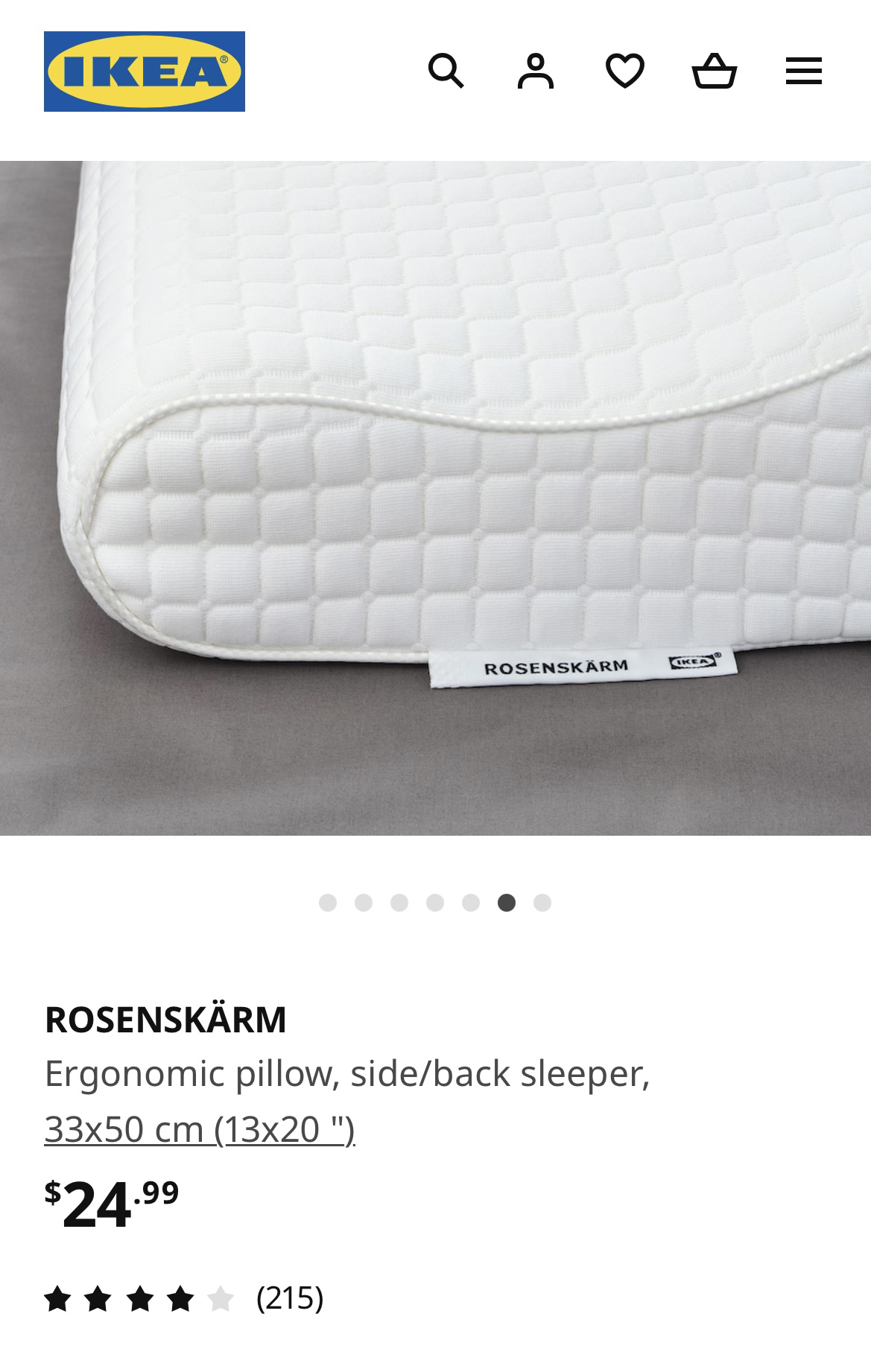 Ergonomic pillow by IKEA - photo 5
