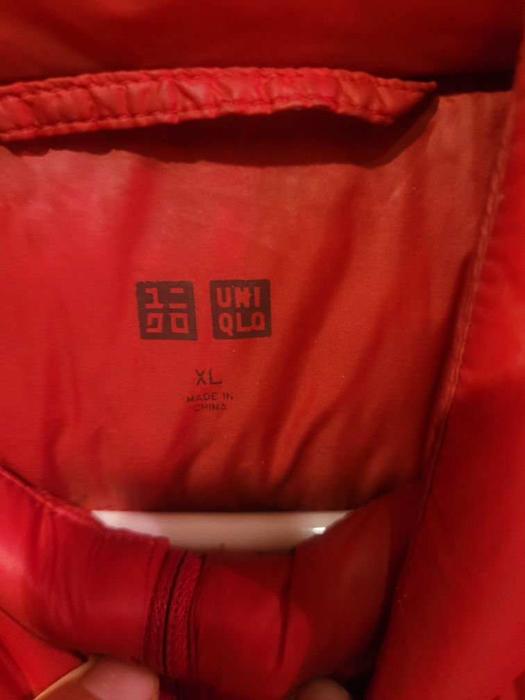 Men's XL Red Puffer Vest UNIQLO - photo 2