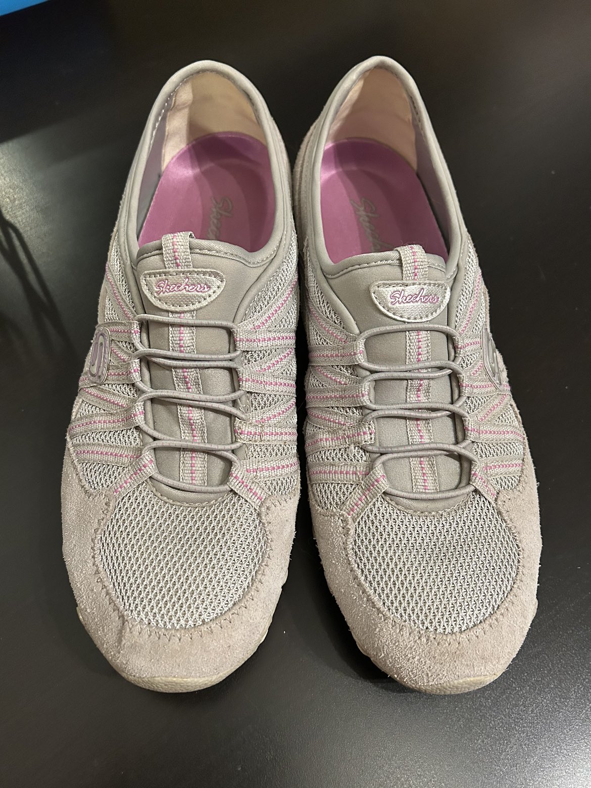 Ladies Skechers - Grey/Pink