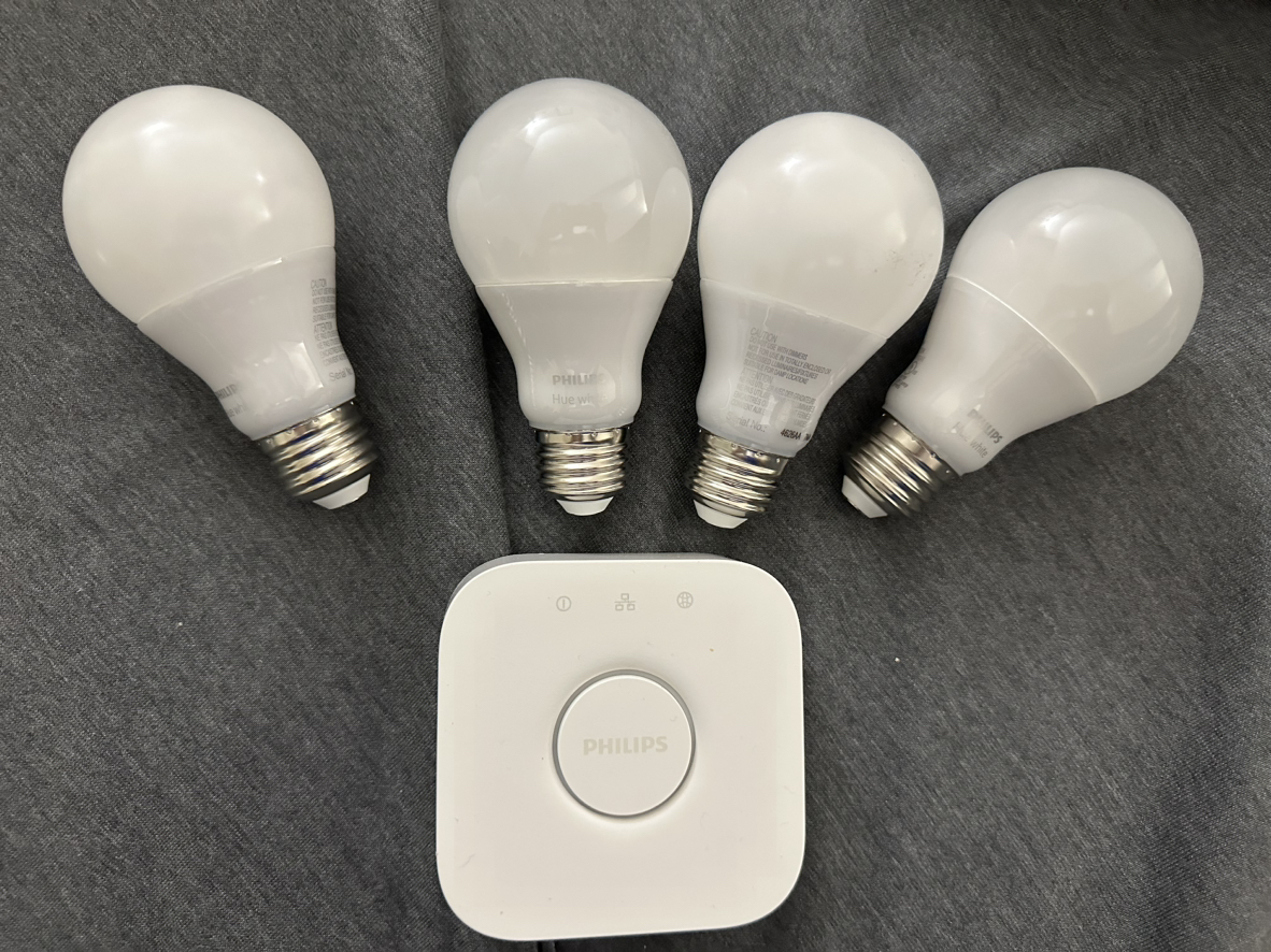 Philips Hue White Bulbs + Hub