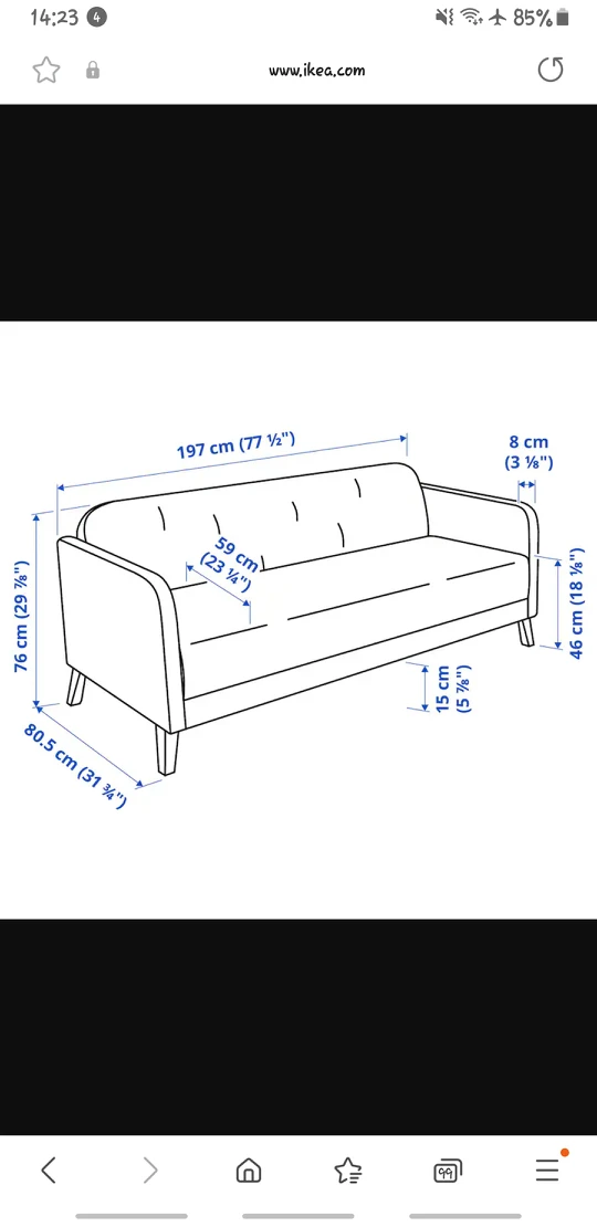 Living Room - Ikea Sofa - photo 5