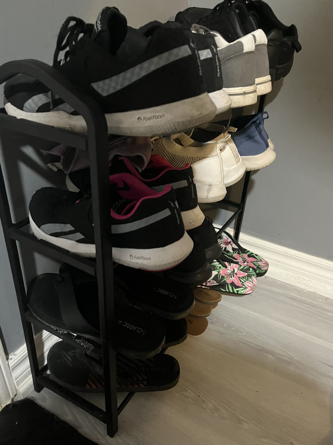 4 Tier Shoe Rack for $25