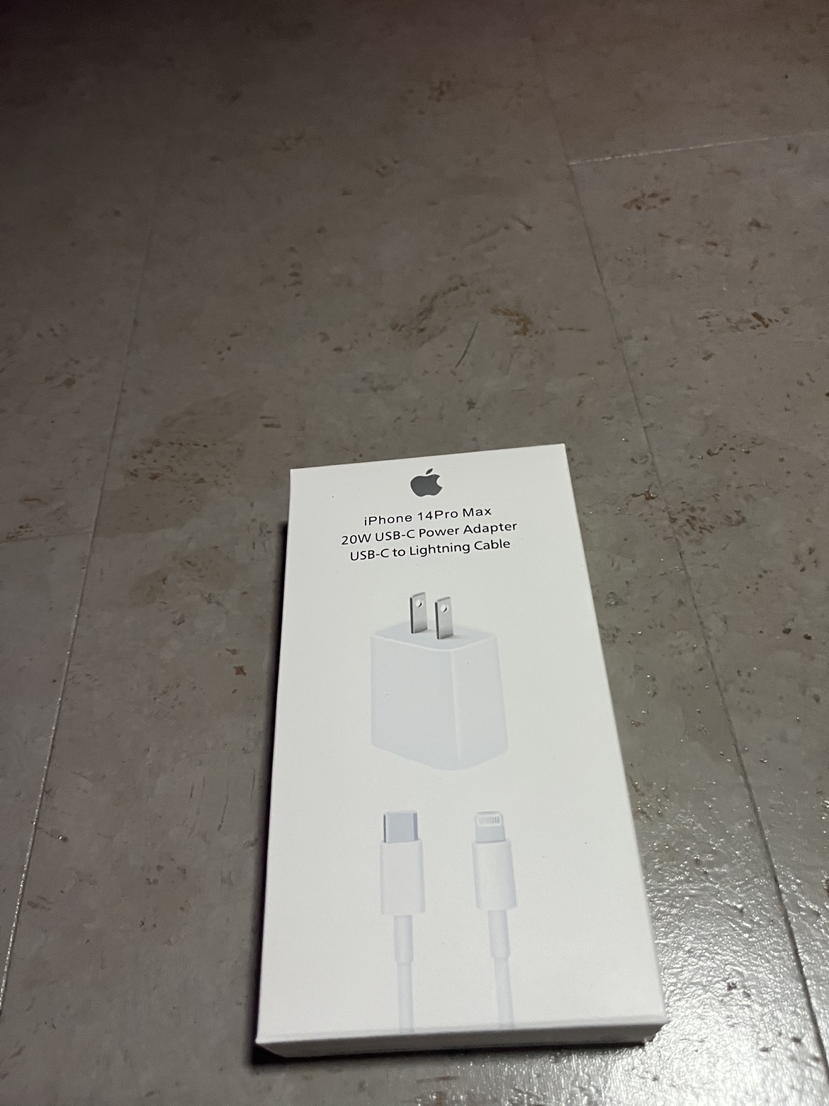 apple charger 20W USB-C plug and cable - NEVER USED still in box - photo 4