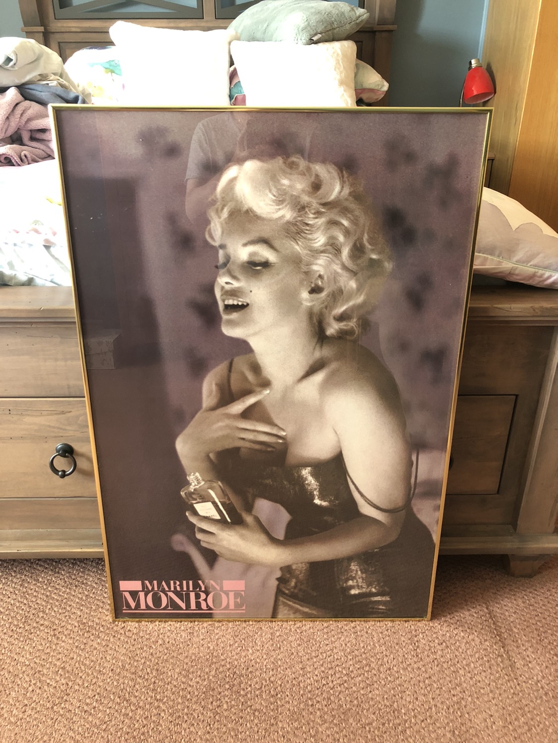 Vintage Marilyn Monroe Chanel No.5 poster thumbnail