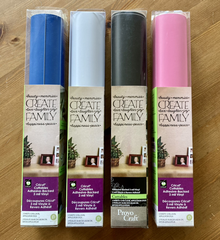 New Cricut Vinyl bundle