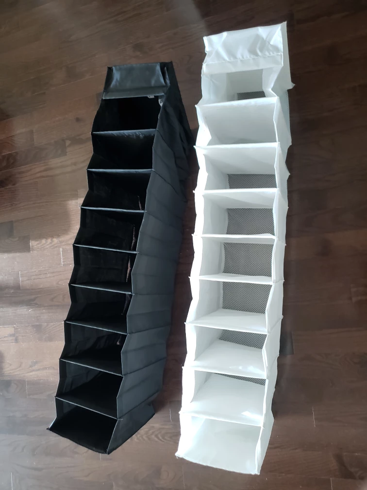 Three IKEA 9-Shelf Hanging Closet Organizer - photo 3