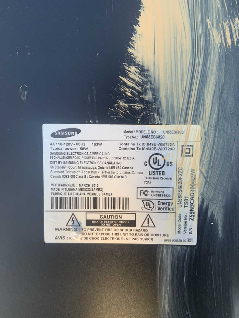 55” Samsung Tv - photo 2