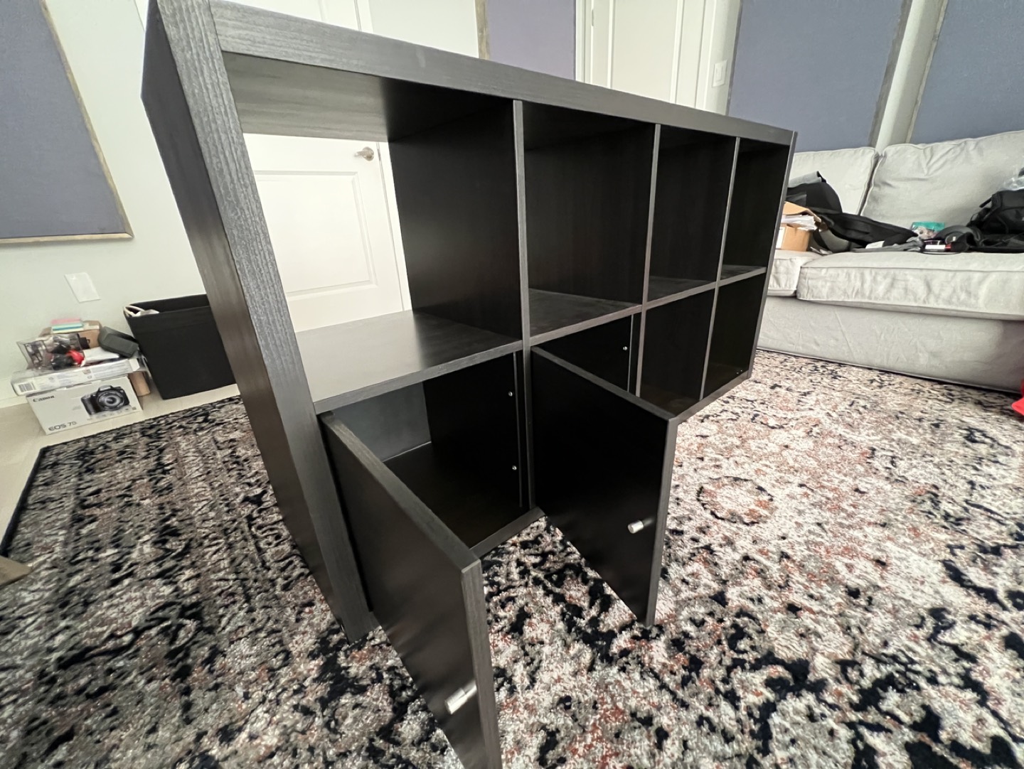 Ikea Kallax shelf unit with cabinet doors - photo 5