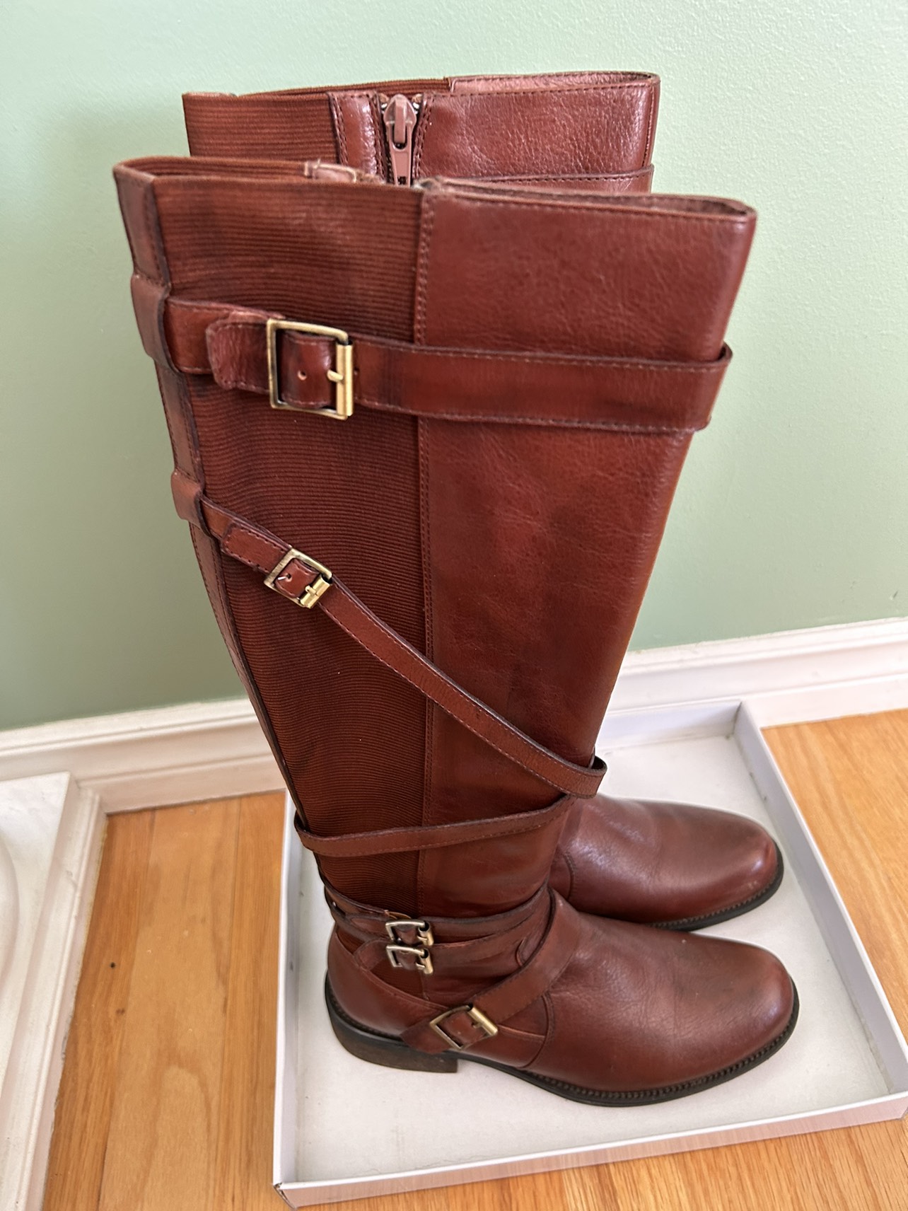 Miz Mooz Leather Boots women’s size 5.5