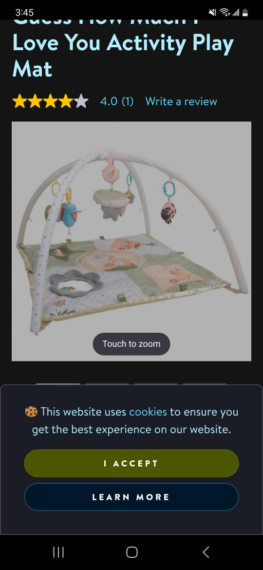 Baby activity gym /playmat