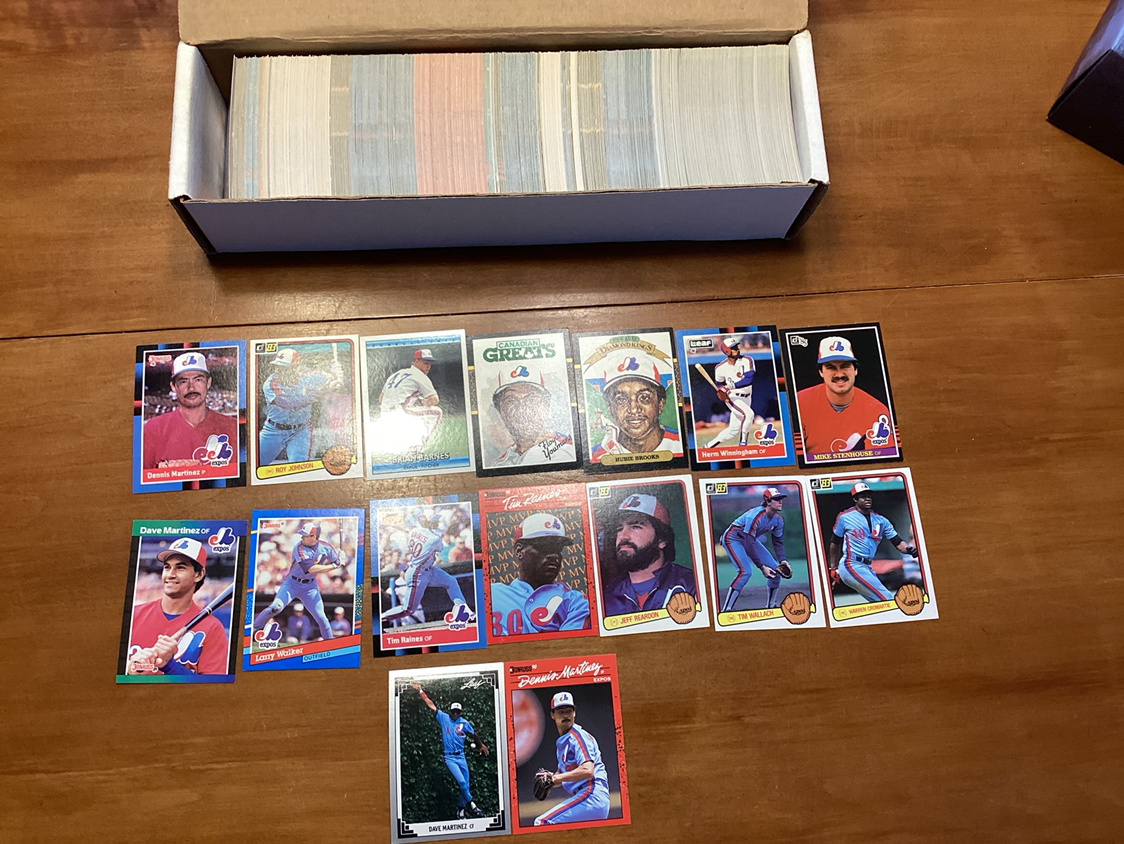 MONTREAL EXPOS UNOPENED BOX BASEBALL CARDS ! image indicator(3)