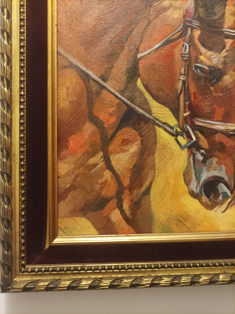 horses original oil painting image indicator(4)
