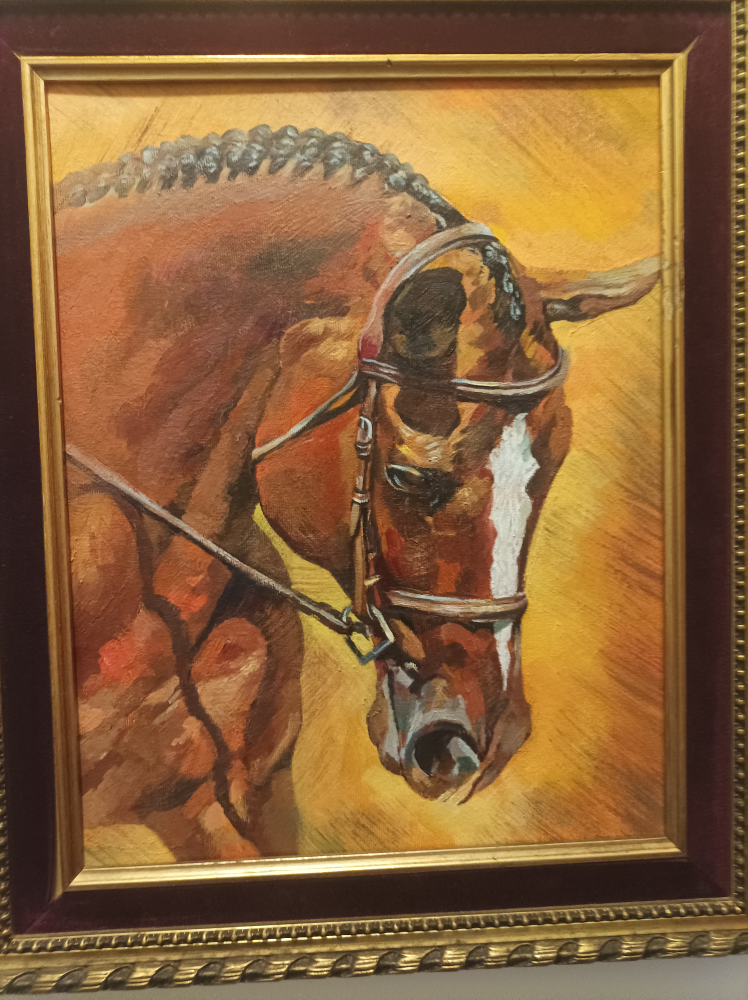 horses original oil painting image indicator(6)