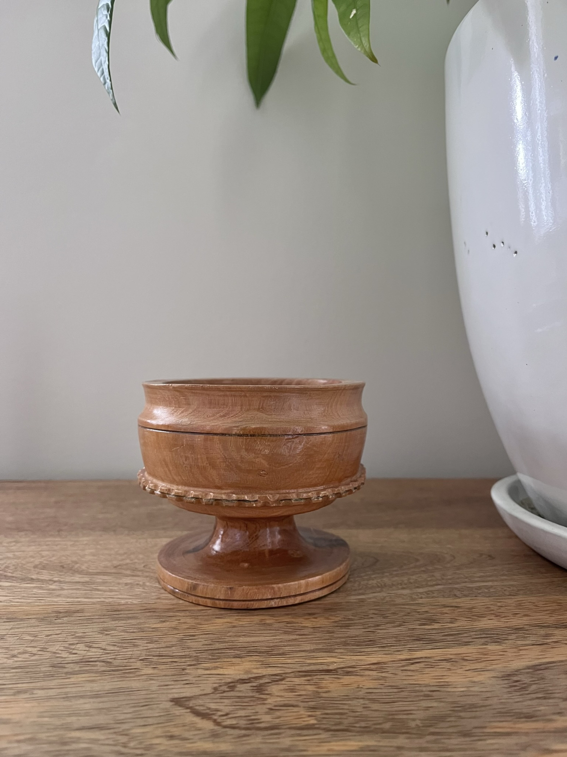 Wooden decorative bowl thumbnail