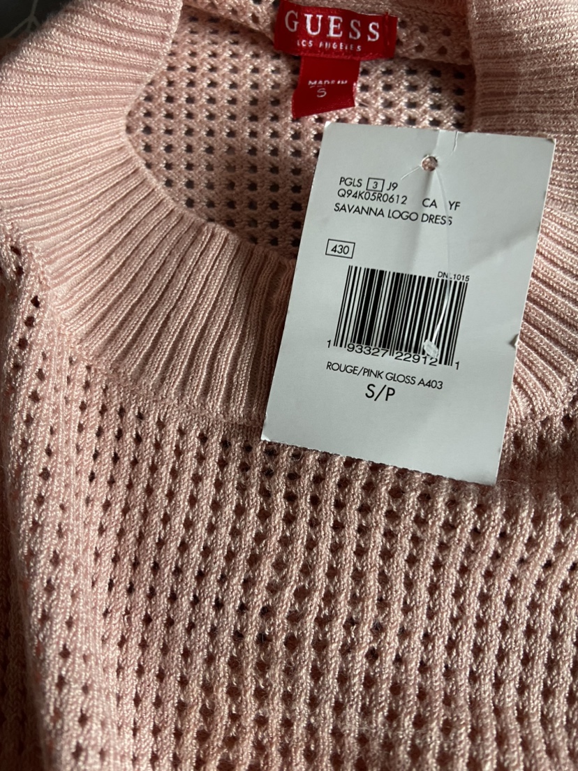 *New* GUESS RHINESTONE LOGO SWEATER DRESS - photo 5