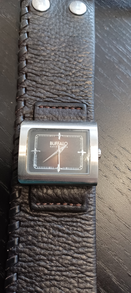 EUC Real Leather Watch By Buffalo image indicator(4)