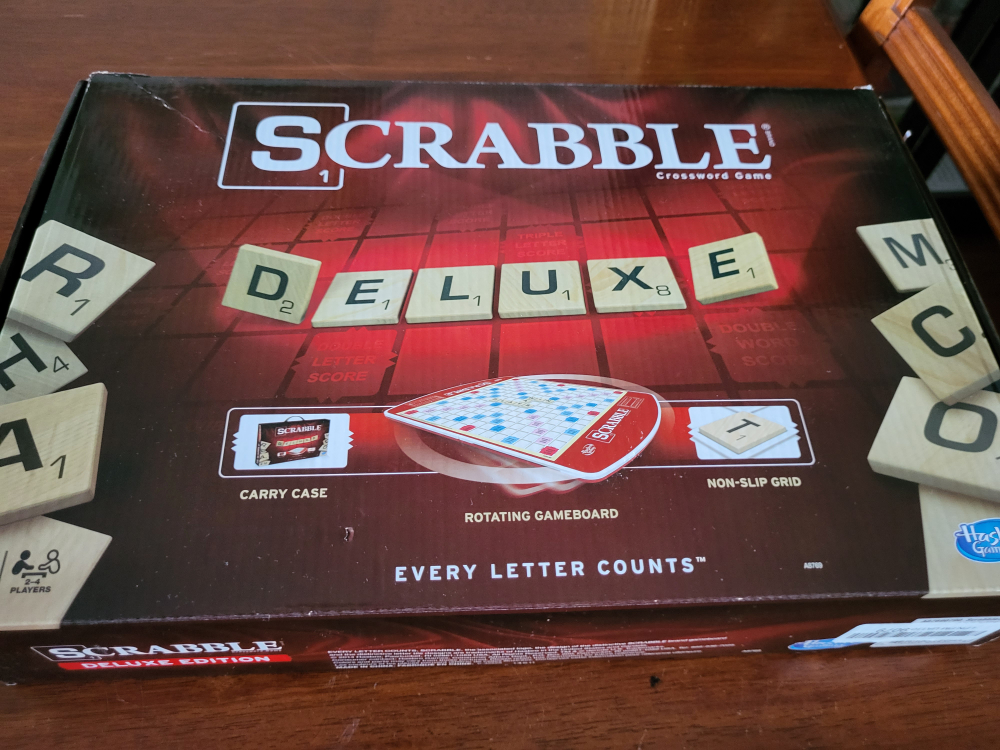 Scrabble rotating board Brand new