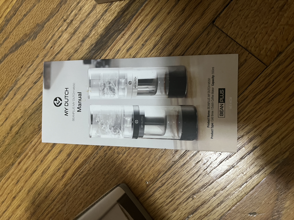 Beanplus mydutch coldbrew coffee maker - photo 3