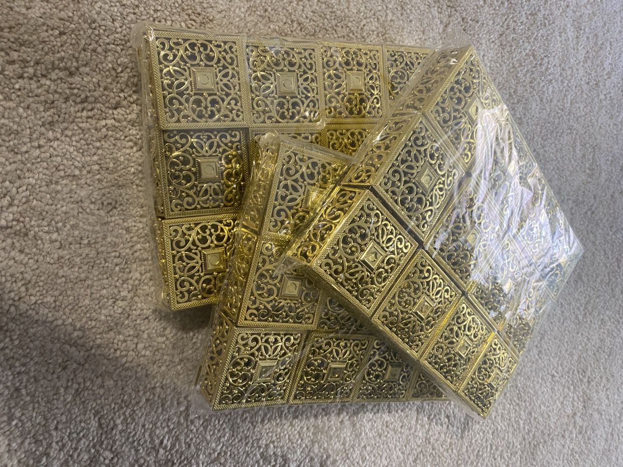 Thank you boxes for wedding or party