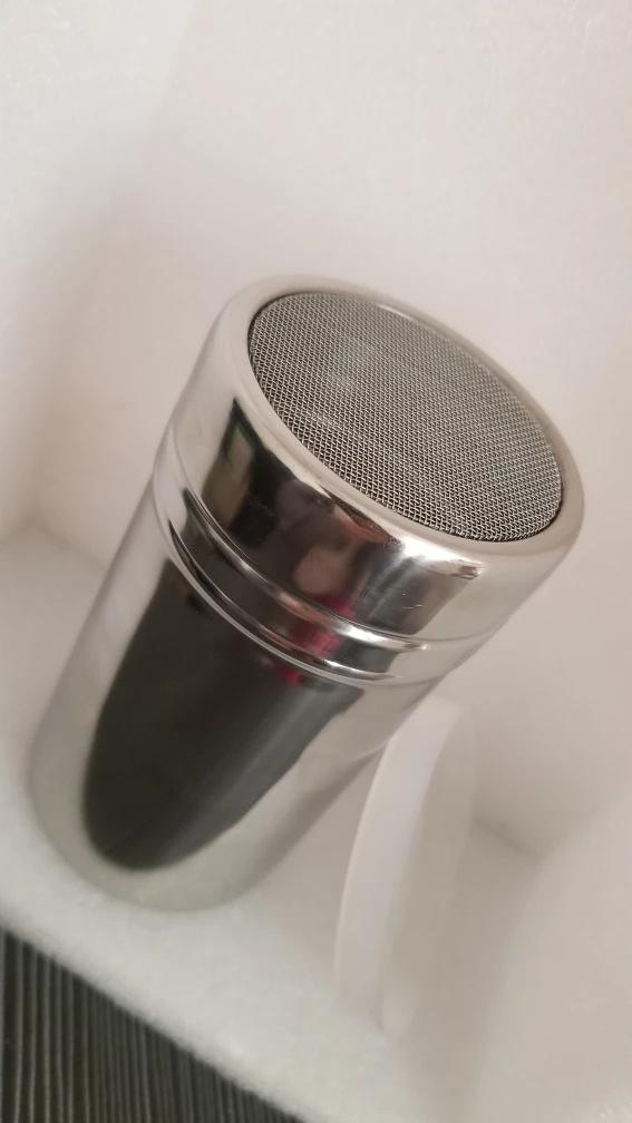 BRAND NEW stainless steels spice shaker with lid thumbnail