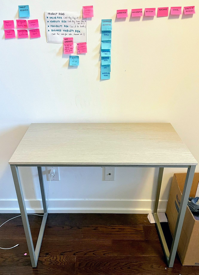 SHW Home Office 32-inch Computer Desk, Maple thumbnail