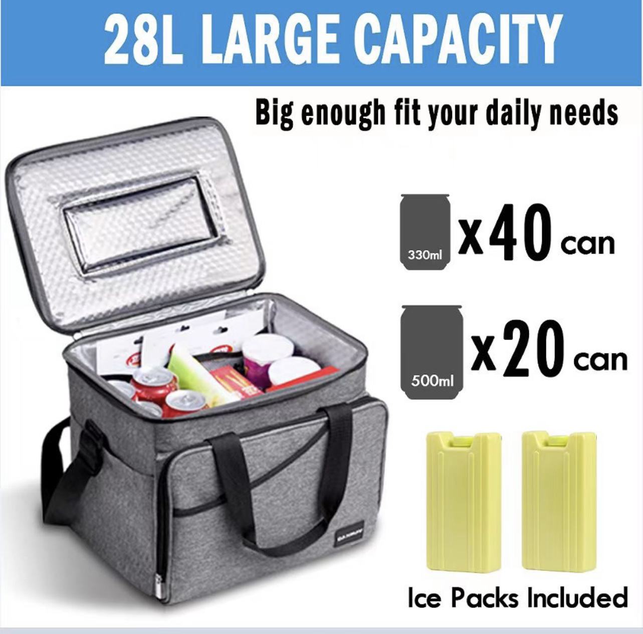 Brand new Large capacity ice storage insulation bag - photo 2
