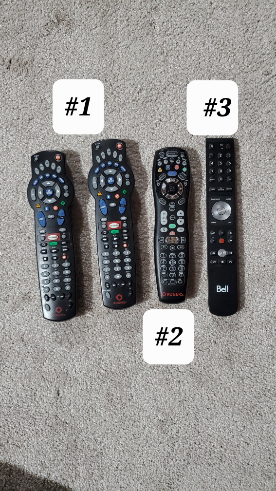 Rogers TV Remotes